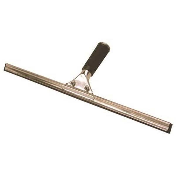 18 in. Stainless Steel Window Squeegee Complete